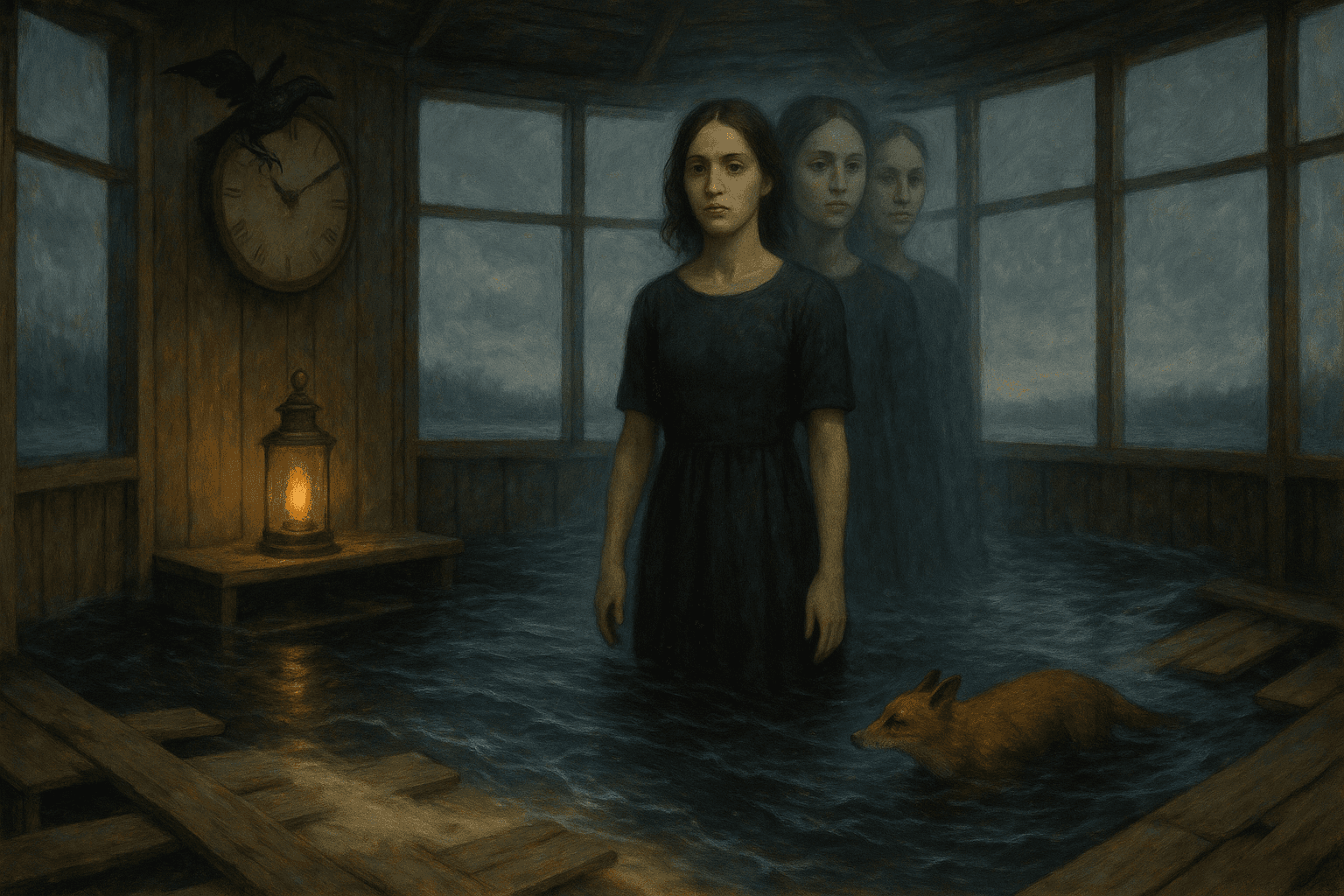 A river runs through the Lantern Room.
